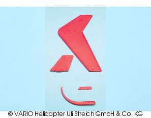 Kit empennage rouge