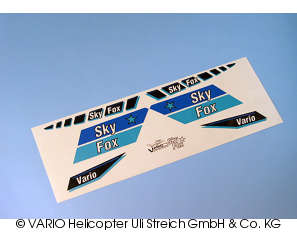 Autocollant Sky Fox