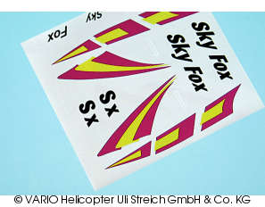 Autocollant Sky Fox SX