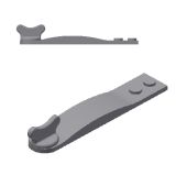 Wing screw brackets x9 UH 1:6