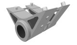 Tail skid brackets x2