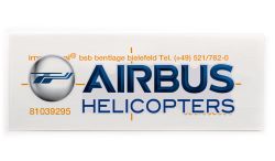 Autocollants Airbus Helicopters de couleur bleue