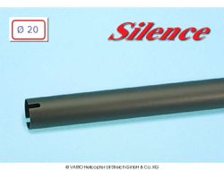 Tube AC 20 x 0,5 x 790 mm, noir