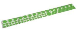 Déco de marquage verte