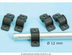 Fixation de patin GFK, Ø 12 mm