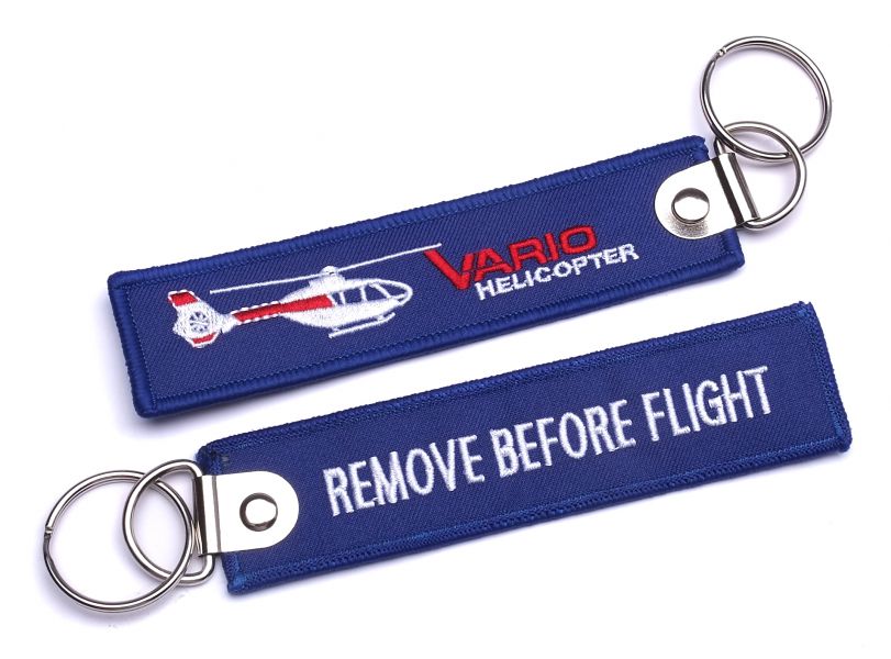 Portachiavi Remove before flight - Blu