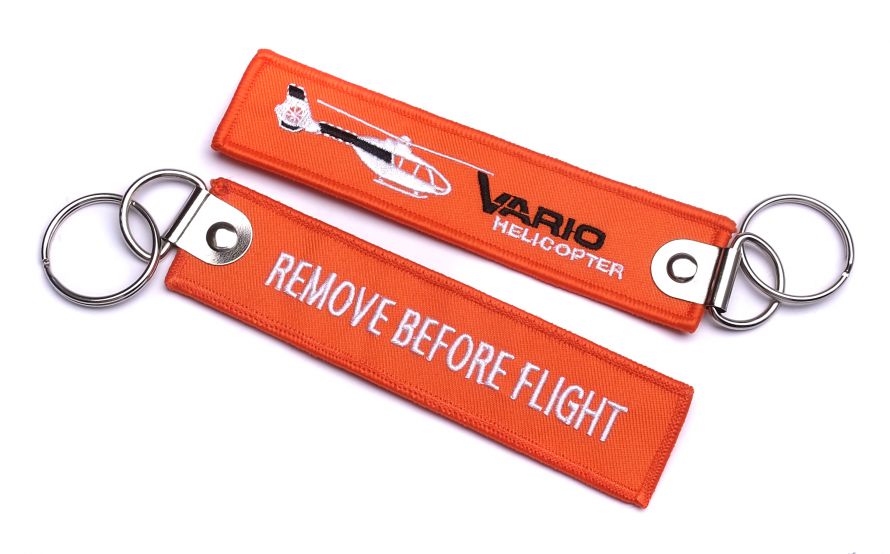 Portachiavi Remove before flight - Arancio