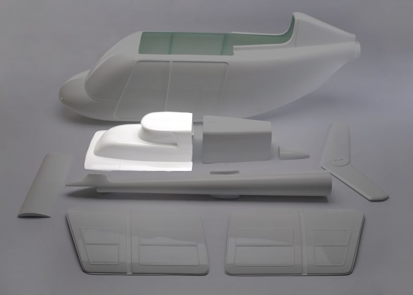 Front cowling JetRanger 1:6