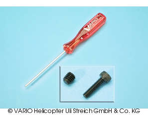 Allen key screwdriver M 2.5