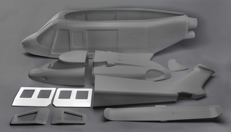Sliding doors AW 139 1:7 le & ri