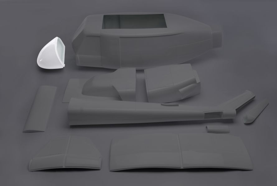 Bell 212/412 nose hatch (1:6 scale)