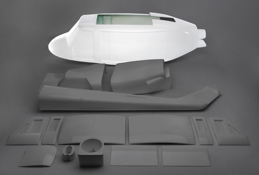 Front fuselage part Bell 212/412 1:4