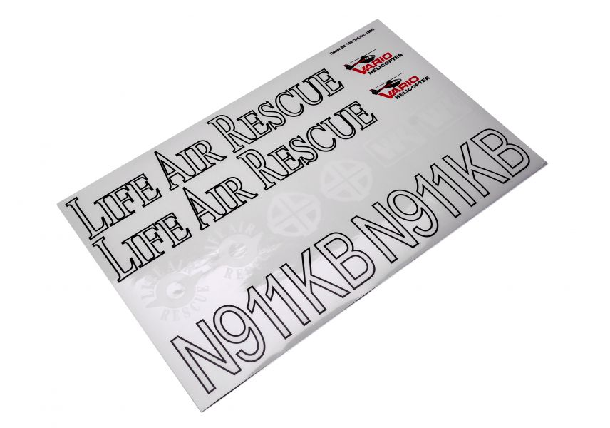 Decal sheet LIFE AIR RESCUE