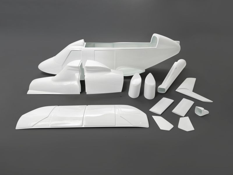 Bell 430 fuselage, 16-piece