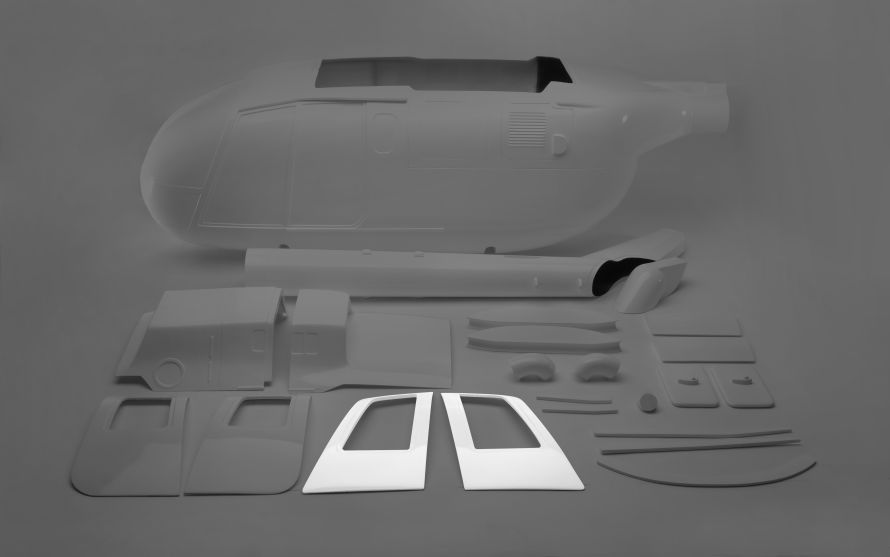 Door set BO 105, left side