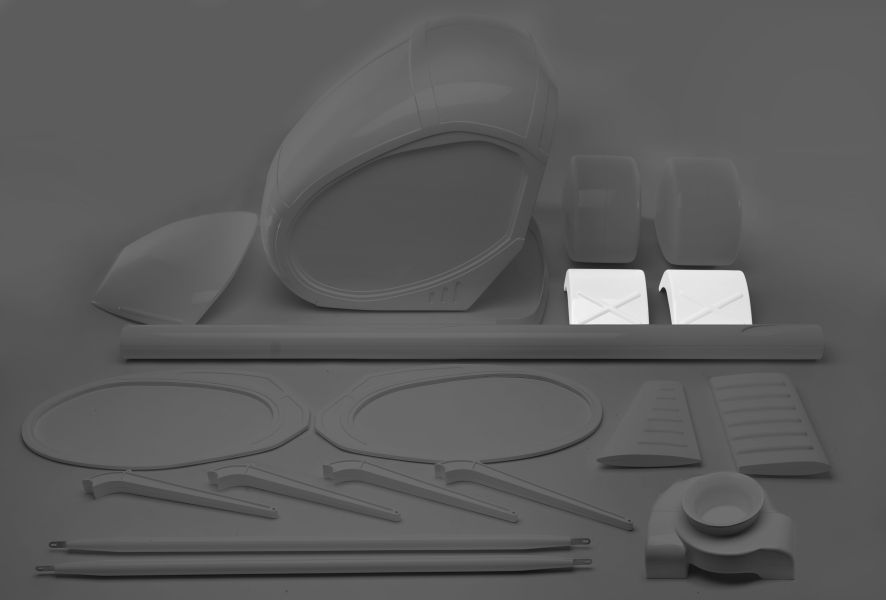 Tank drip trays for Schweizer 1:3