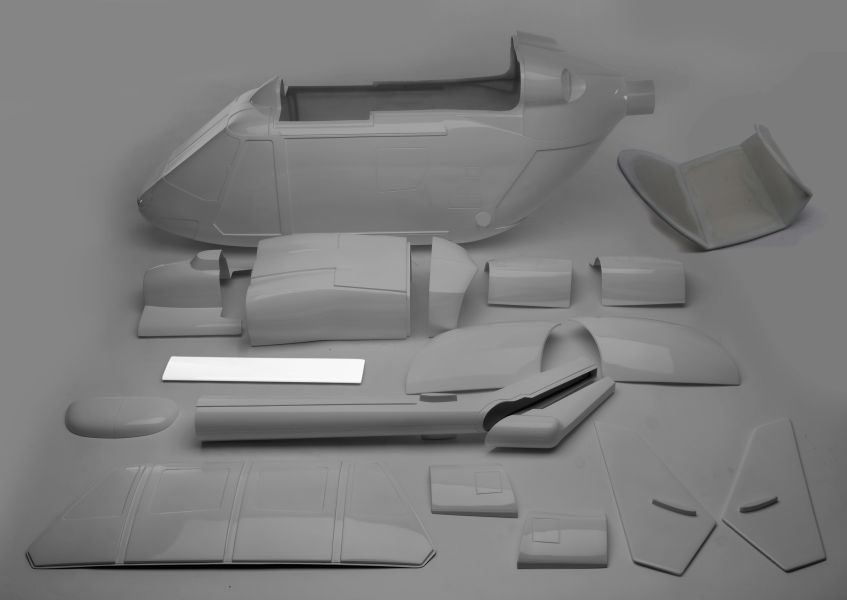 GRP horizontal stabilizer, BK 117