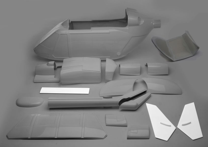 Tail Unit Set (GRP), BK 117