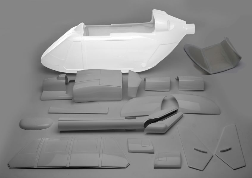 Front fuselage part BK 117 1:7
