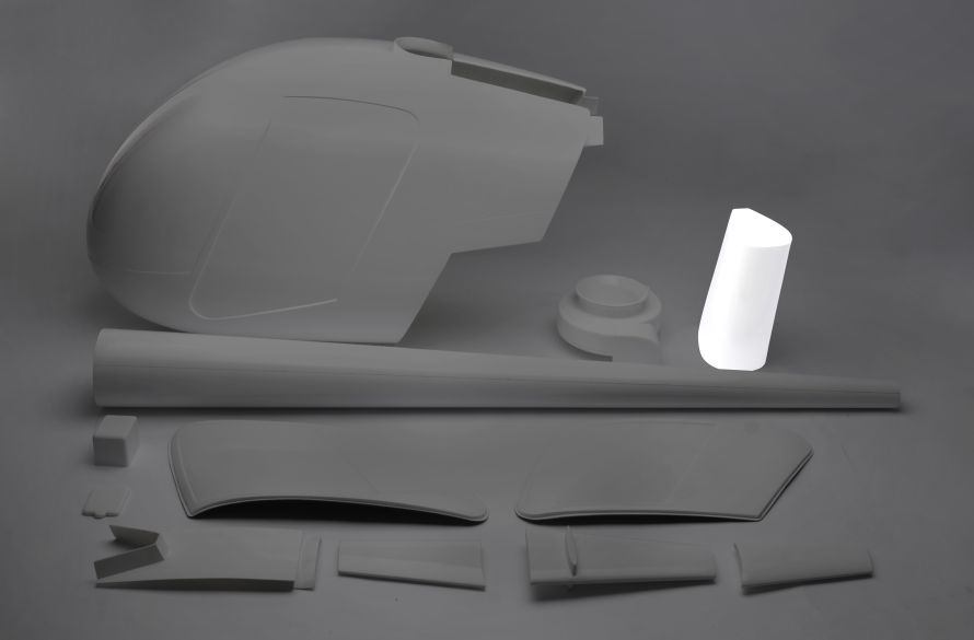 R22 transmission fairing, GRP