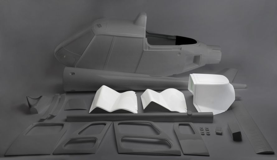 3-piece cowlings for Ecureuil