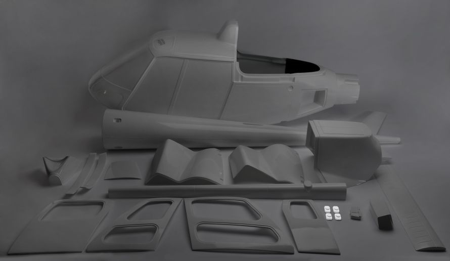 Ecureuil 1:4 tail antennas, 4-piece