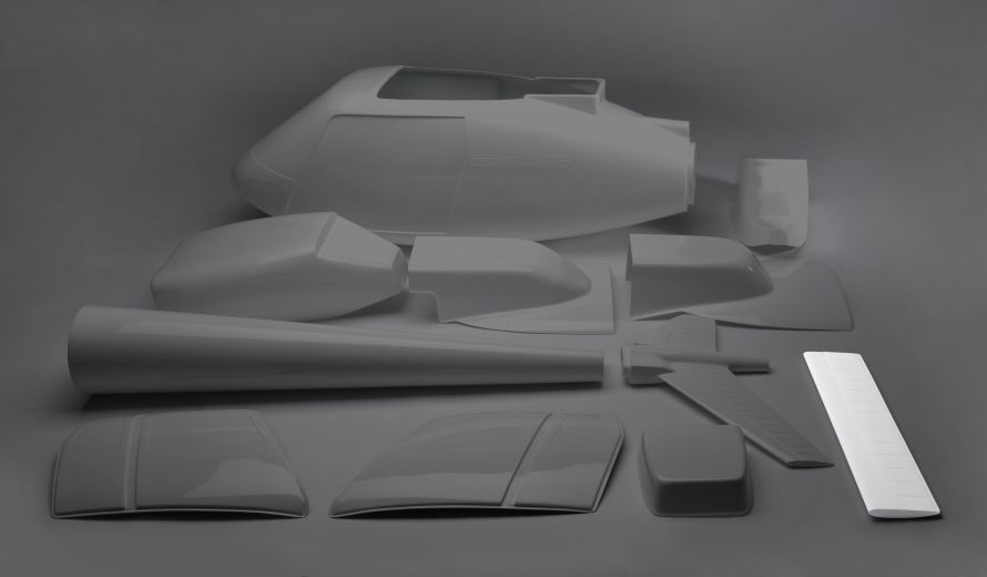 Ecureuil horizontal stabilizer