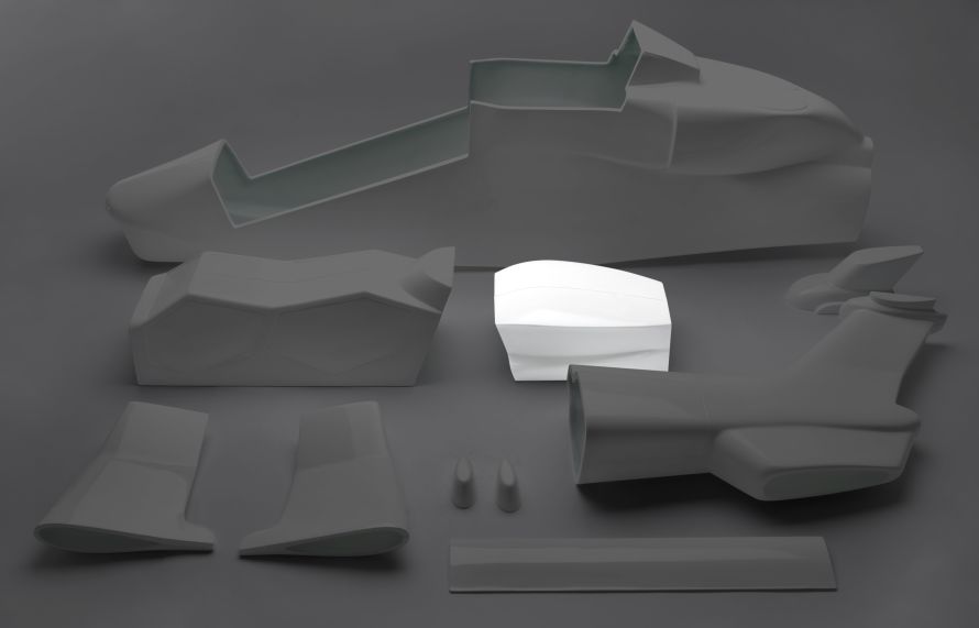 Tiger rear cowling