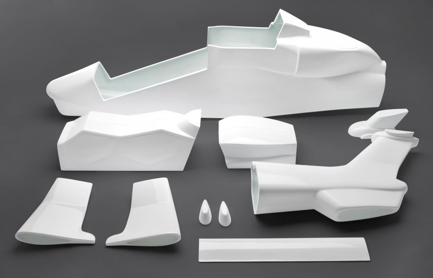 Tiger fuselage, complete 10-piece set