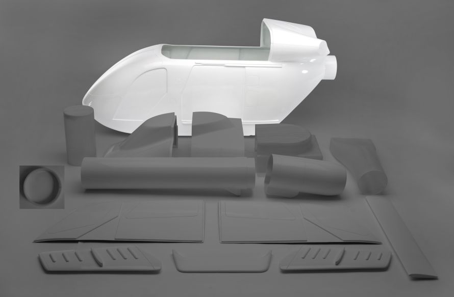 Front fuselage part MD 902 Explorer 1:6