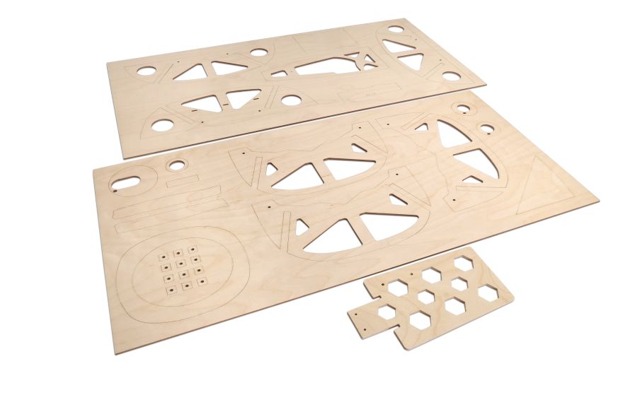 Hughes 500 1:5 scale Bulkheads (Benzin/electric)