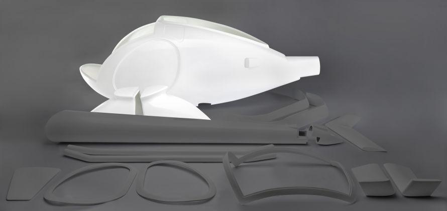 Front fuselage part Exec 1:3
