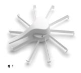 Statore fenestron H145 T2 turbine