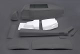 Bell 212 upper cowlings, 2 pieces