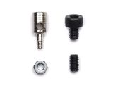 Screw fitting pushrod connector