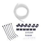 Fissaggi guaine e tubi. Set