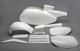 Hughes 500 D fuselage (1:5 scale), 14-piece