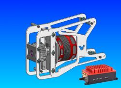 Set motore elettrico per ec-135 scala1/4