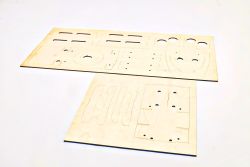 Bulkhead set JetRanger 1:6.5