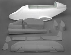 Front fuselage part Bell 230 1:7