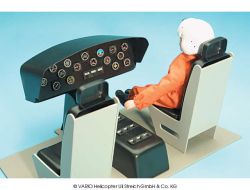 Interno cabina pilotaggio Bell 204 UH-1B