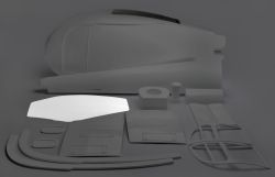 Cowling Alouette III, 1:4