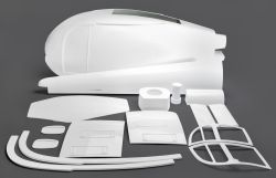 Alouette III fuselage, 14 parts