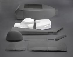 Upper cowlings for Bell 412
