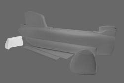 Rear cowling Chinook XL