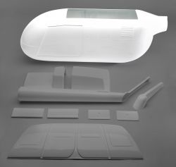 Front fuselage part BO 105 1:6