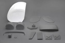 Fiberglass front cabin and lower chin for 300C kit
