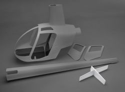 Robinson R22 tail unit