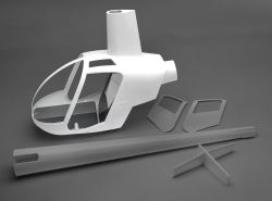 Front fuselage part R22 1:7
