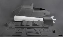 Ecureuil 1:4 tail boom